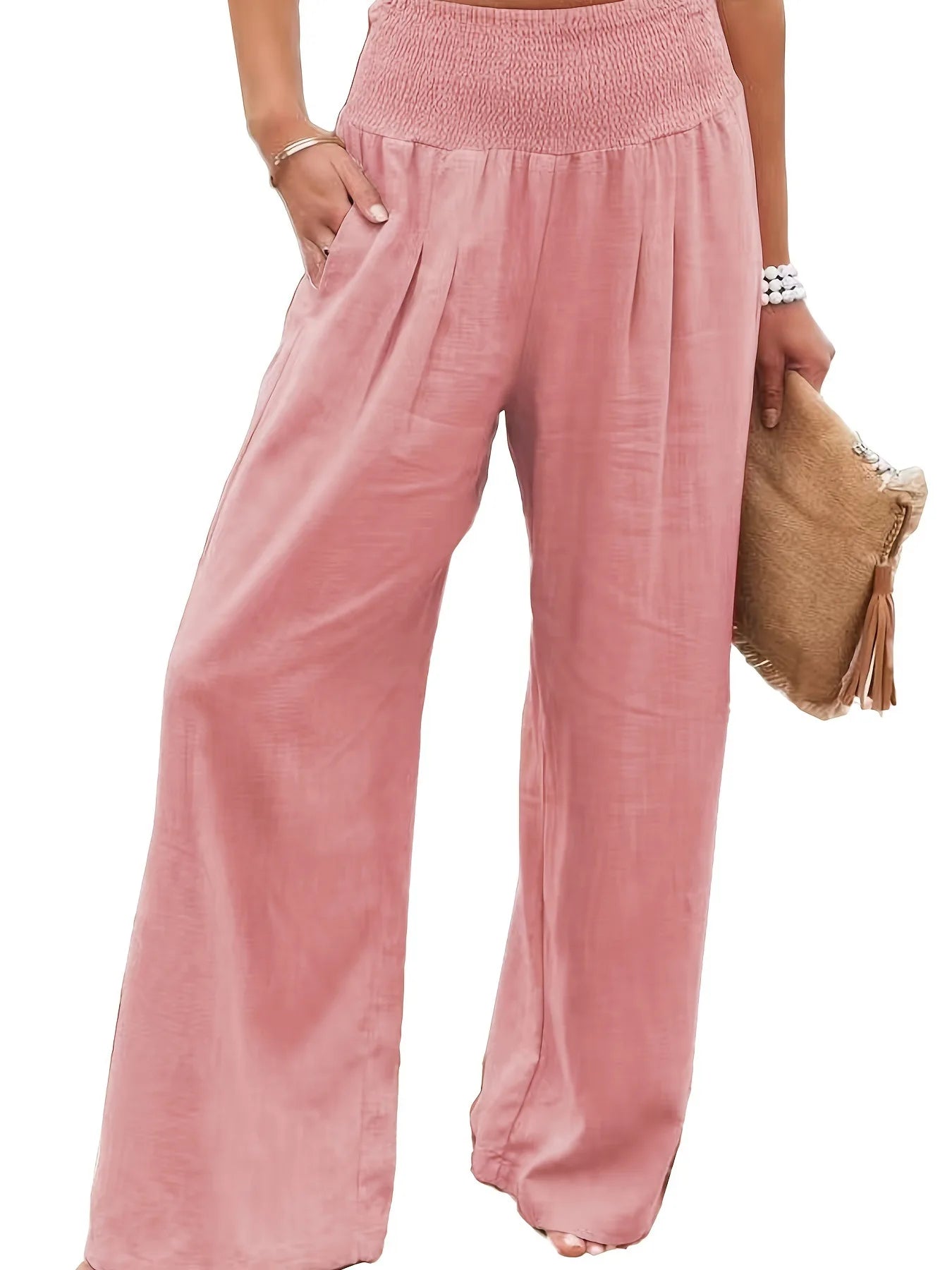 Calça Pantalona Feminina Casual