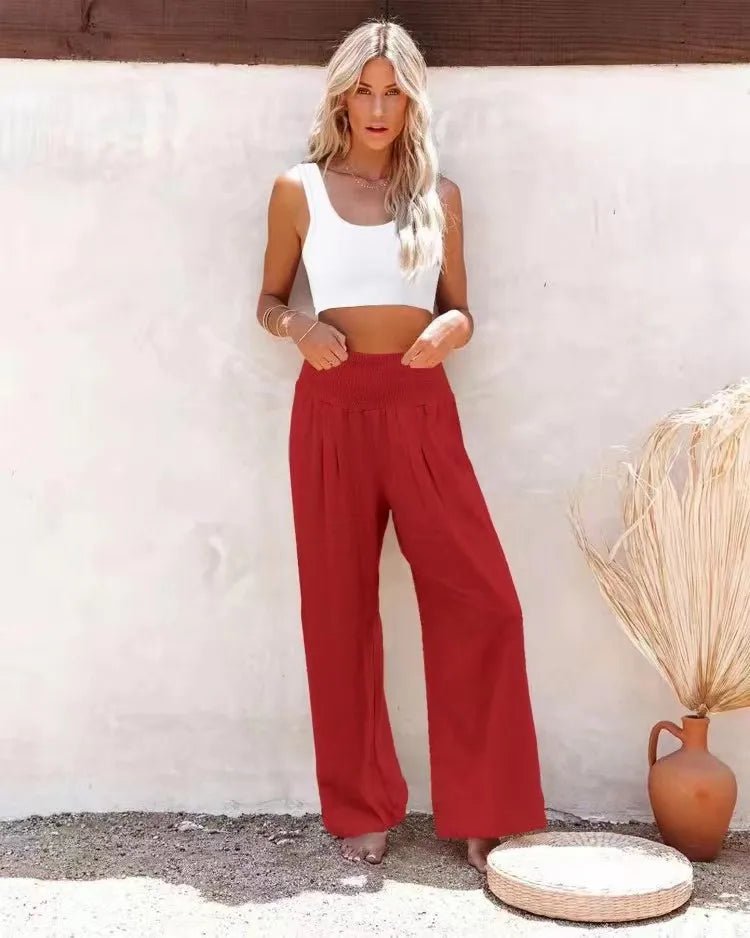 Calça Pantalona Feminina Casual - Casslu