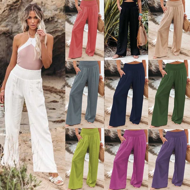 Calça Pantalona Feminina Casual - Casslu