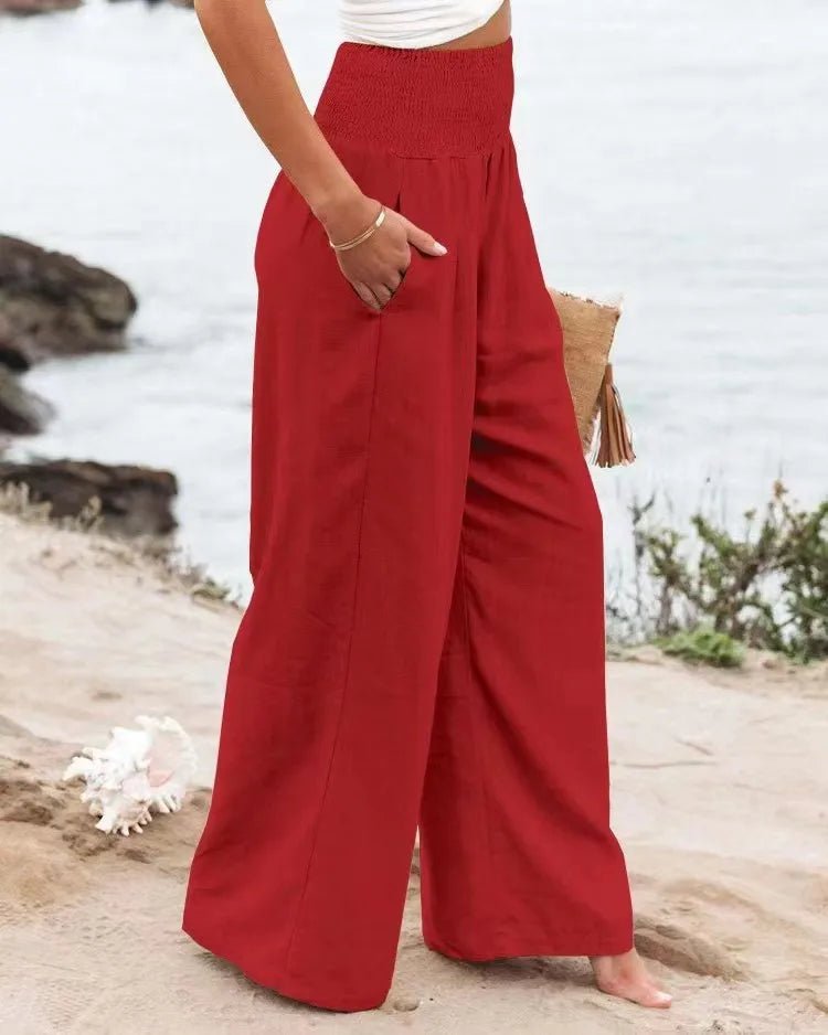 Calça Pantalona Feminina Casual - Casslu