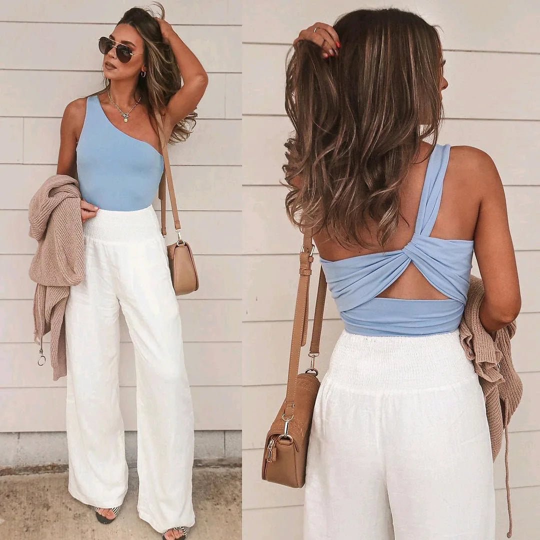 Calça Pantalona Feminina Casual - Casslu