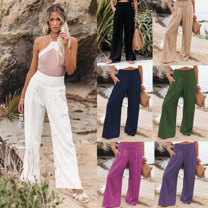 Calça Pantalona Feminina Casual - Casslu