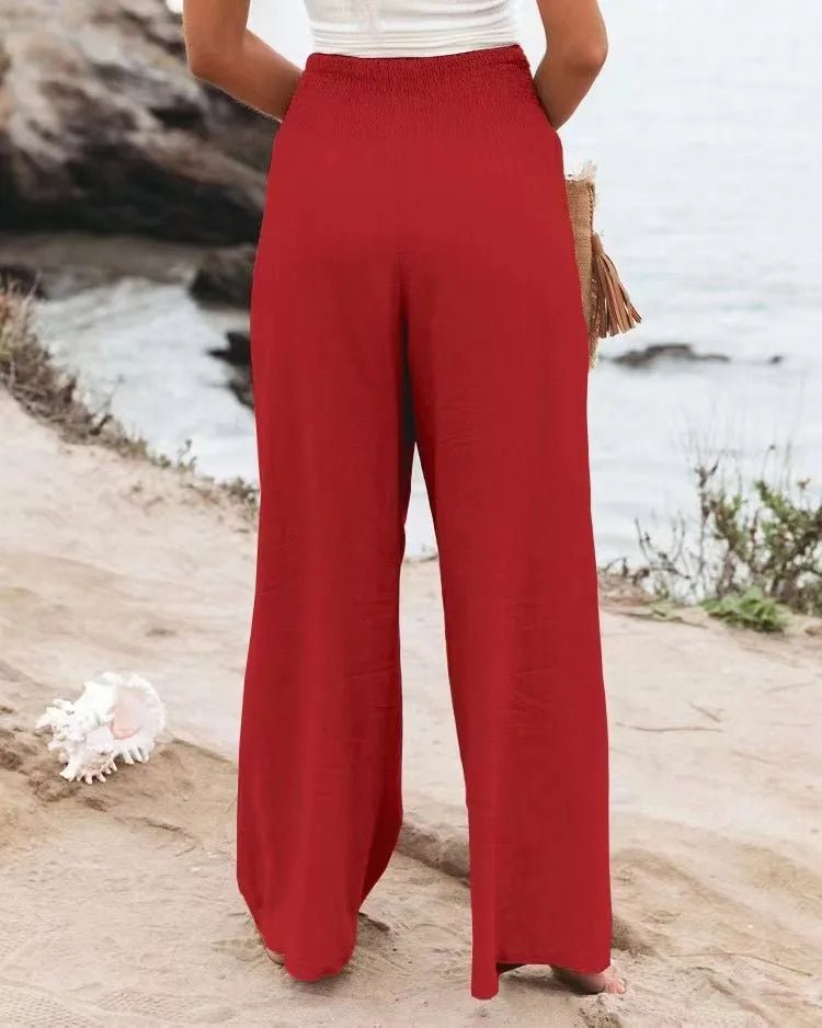 Calça Pantalona Feminina Casual - Casslu