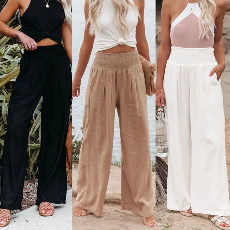 Calça Pantalona Feminina Casual - Casslu