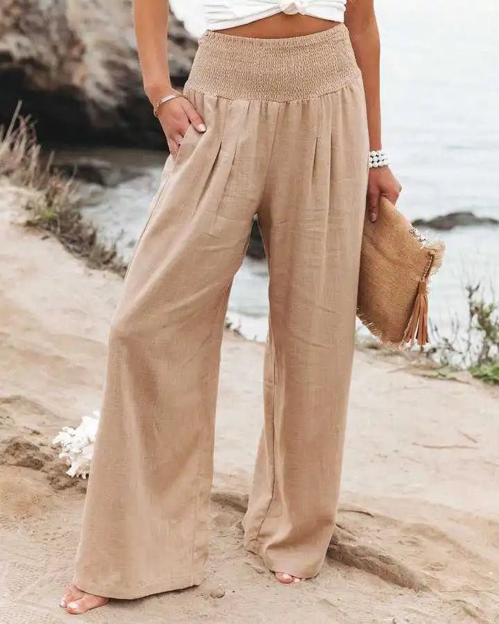Calça Pantalona Feminina Casual - Casslu