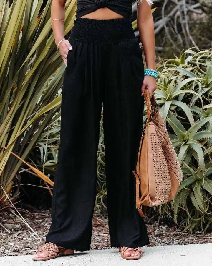 Calça Pantalona Feminina Casual - Casslu