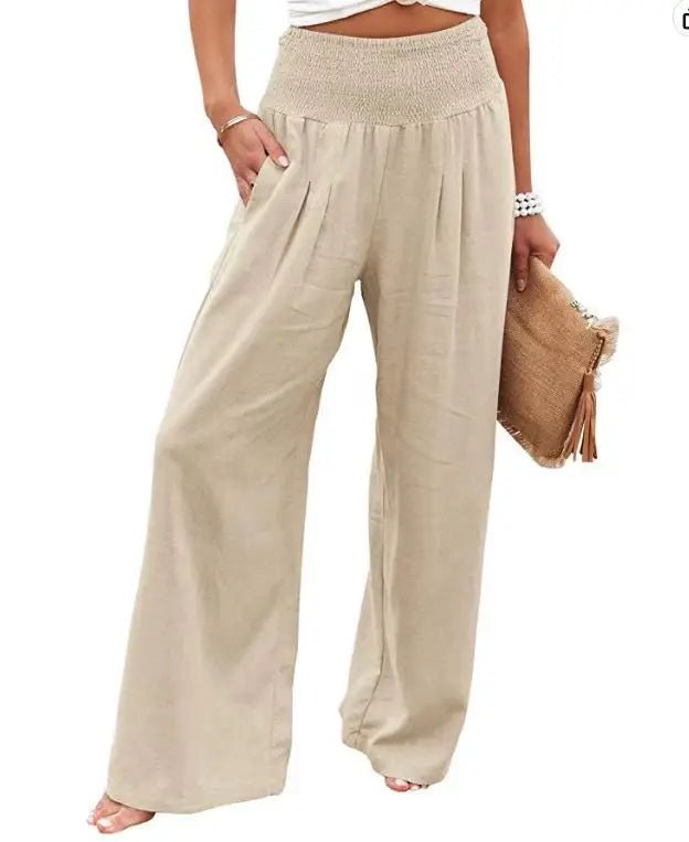 Calça Pantalona Feminina Casual - Casslu