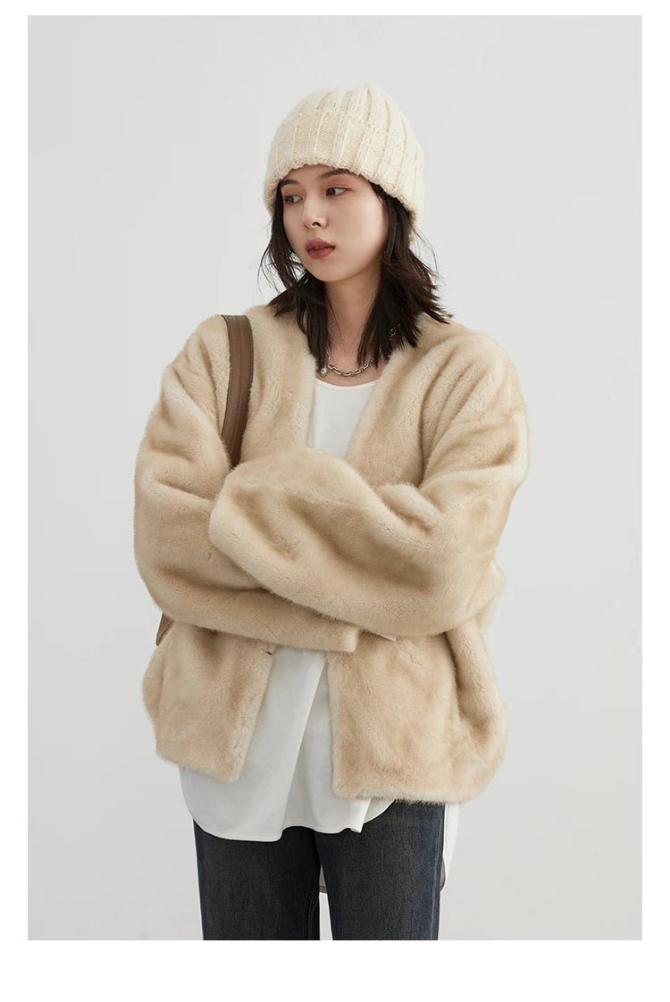 Casaco Plush Feminino Oversized - Casslu