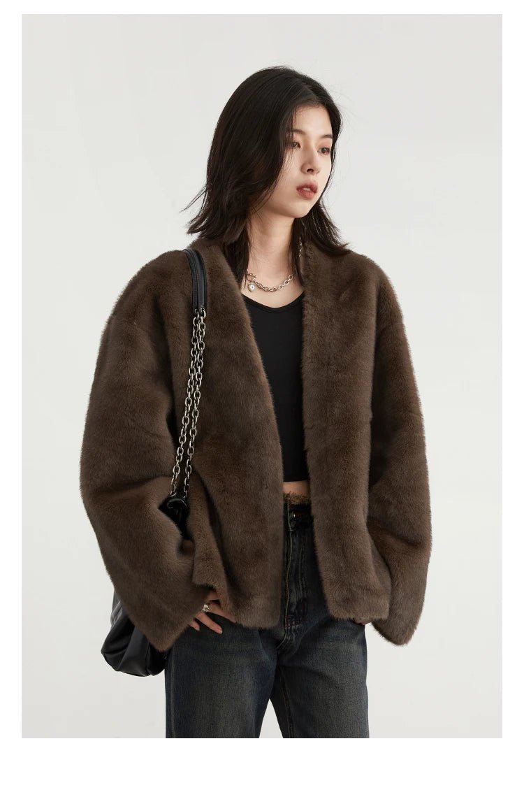 Casaco Plush Feminino Oversized - Casslu