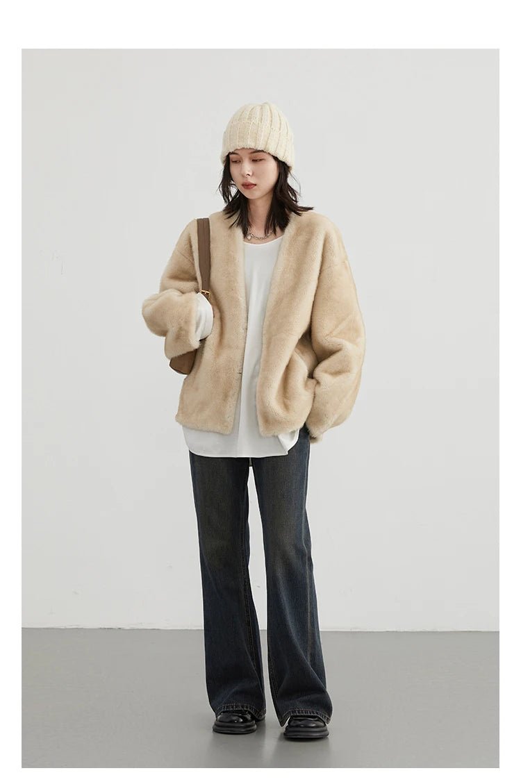 Casaco Plush Feminino Oversized - Casslu