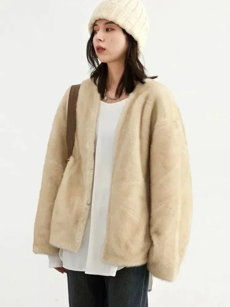 Casaco Plush Feminino Oversized - Casslu