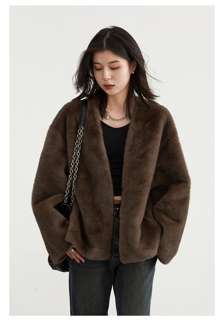 Casaco Plush Feminino Oversized - Casslu