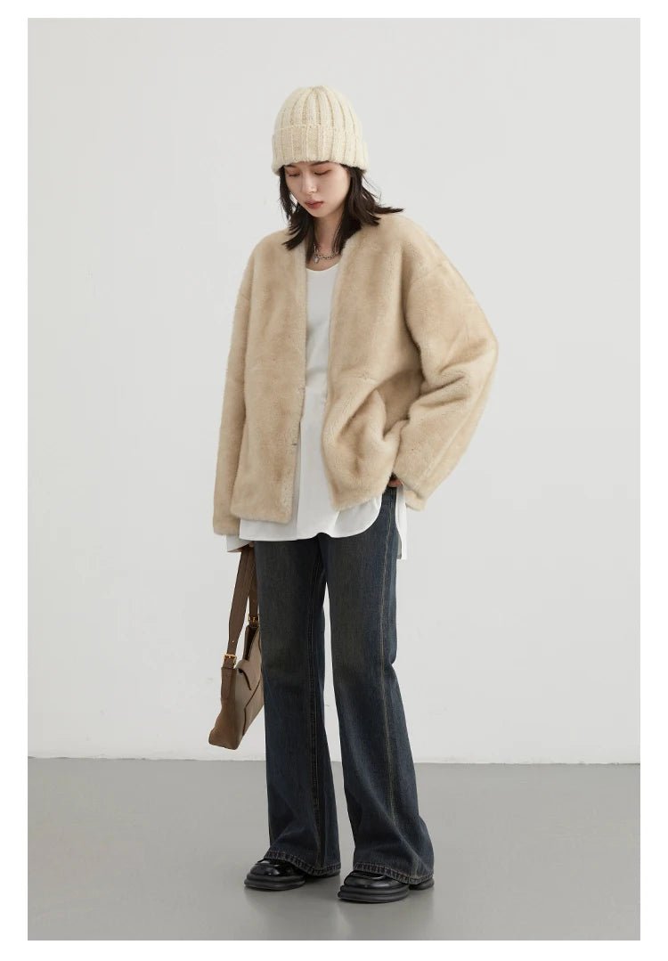 Casaco Plush Feminino Oversized - Casslu