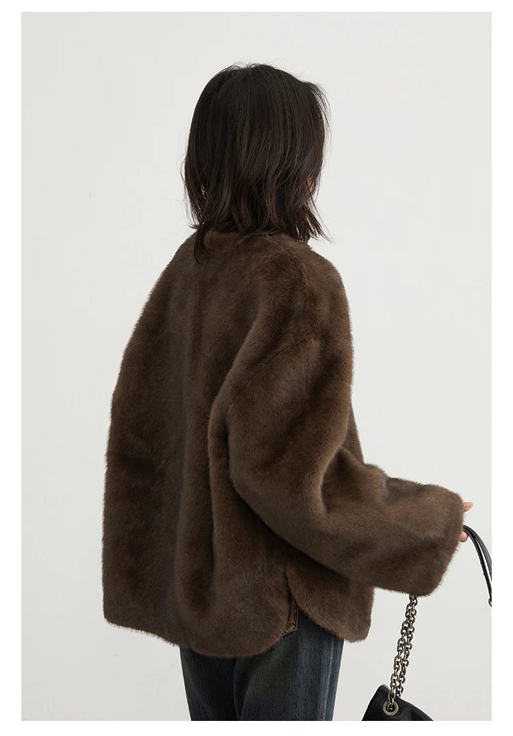 Casaco Plush Feminino Oversized - Casslu