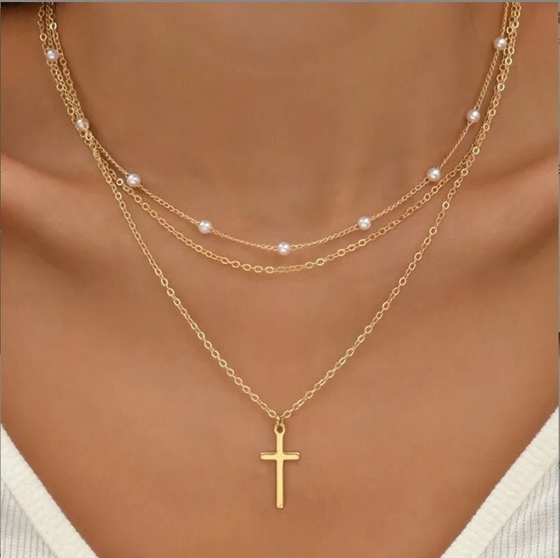 Conjunto de 3 colares femininos - Casslu