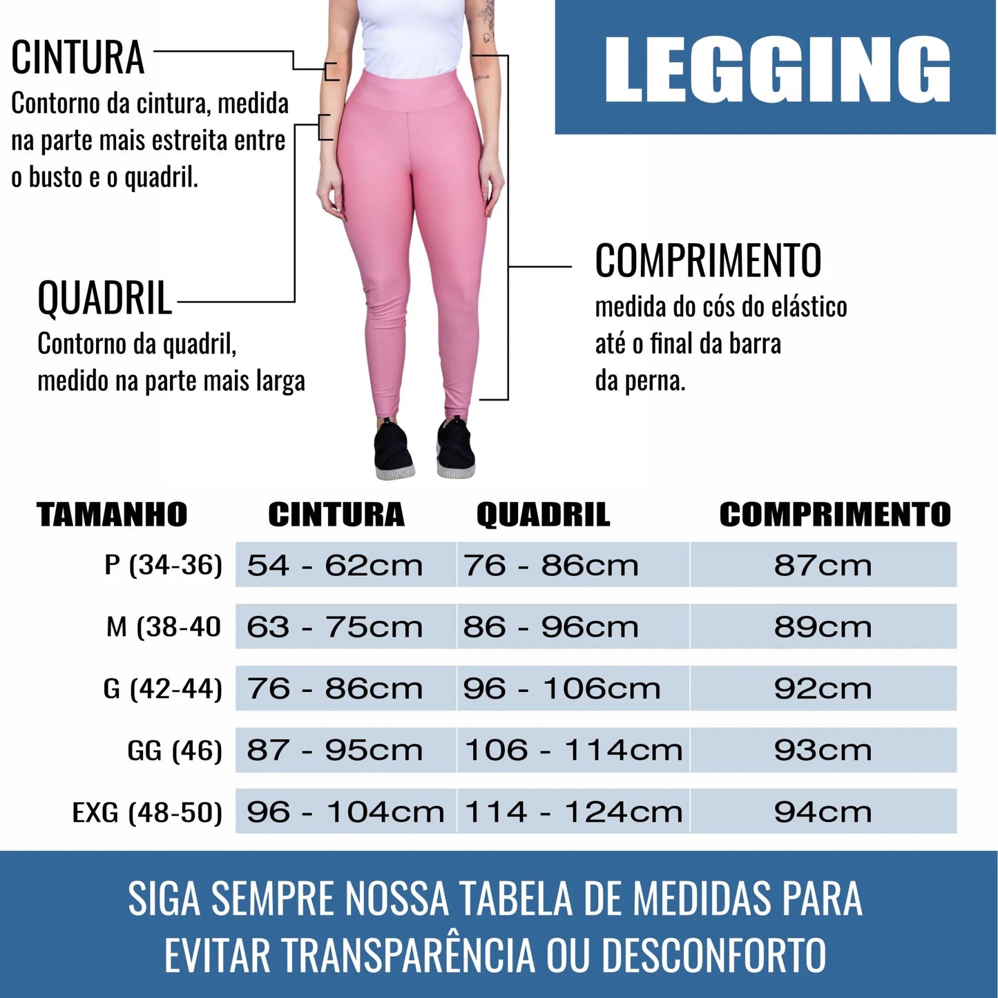 Legging de Academida Feminina - Casslu