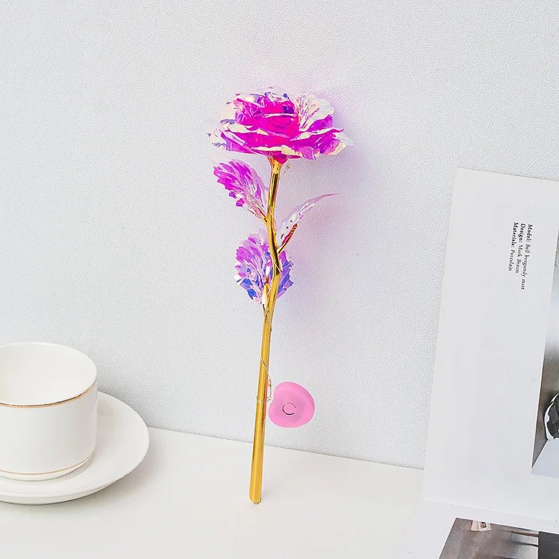 Rosa Eterna com Luz LED - Casslu