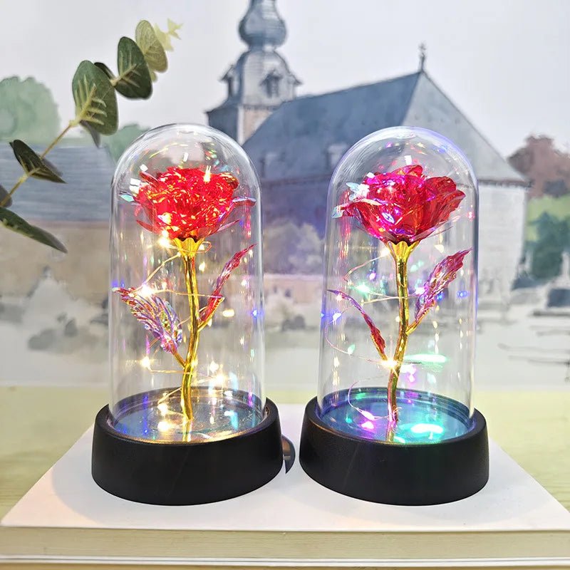 Rosa Eterna com Luz LED - Casslu