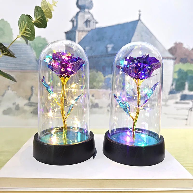 Rosa Eterna com Luz LED - Casslu