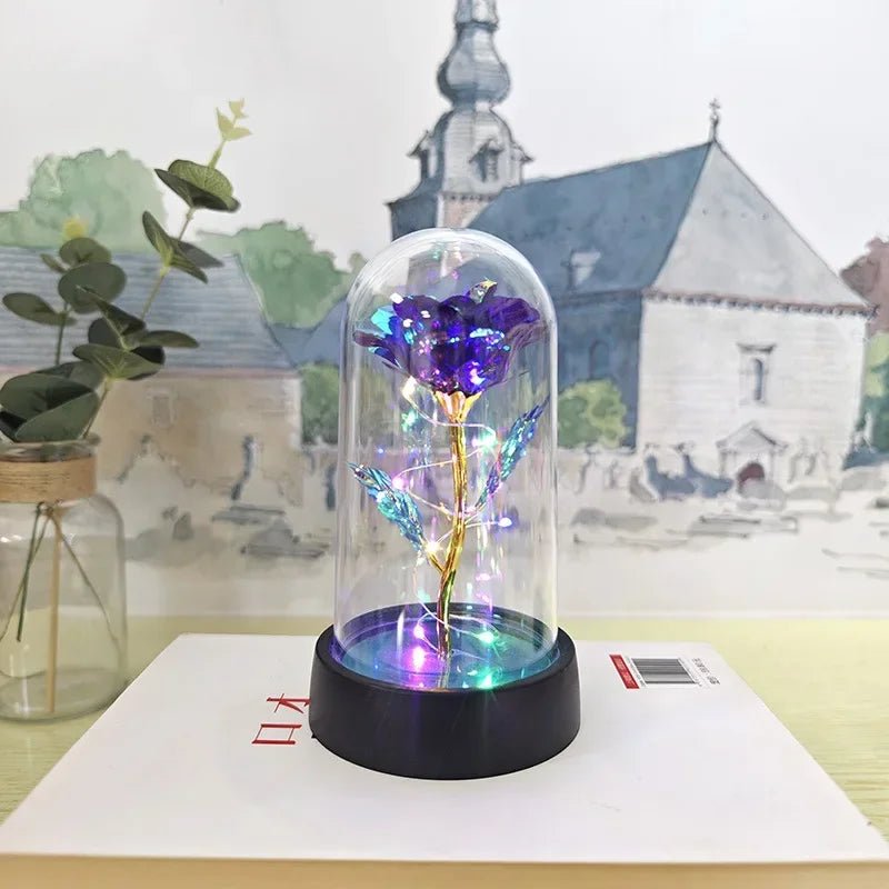 Rosa Eterna com Luz LED - Casslu