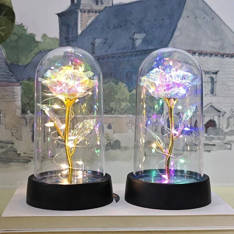 Rosa Eterna com Luz LED - Casslu
