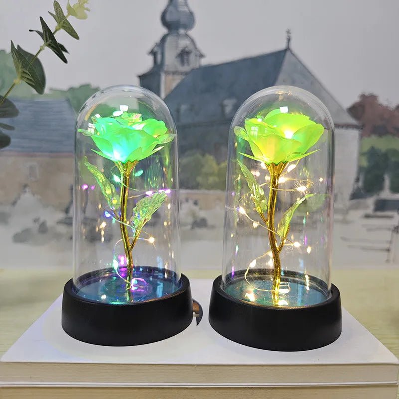 Rosa Eterna com Luz LED - Casslu