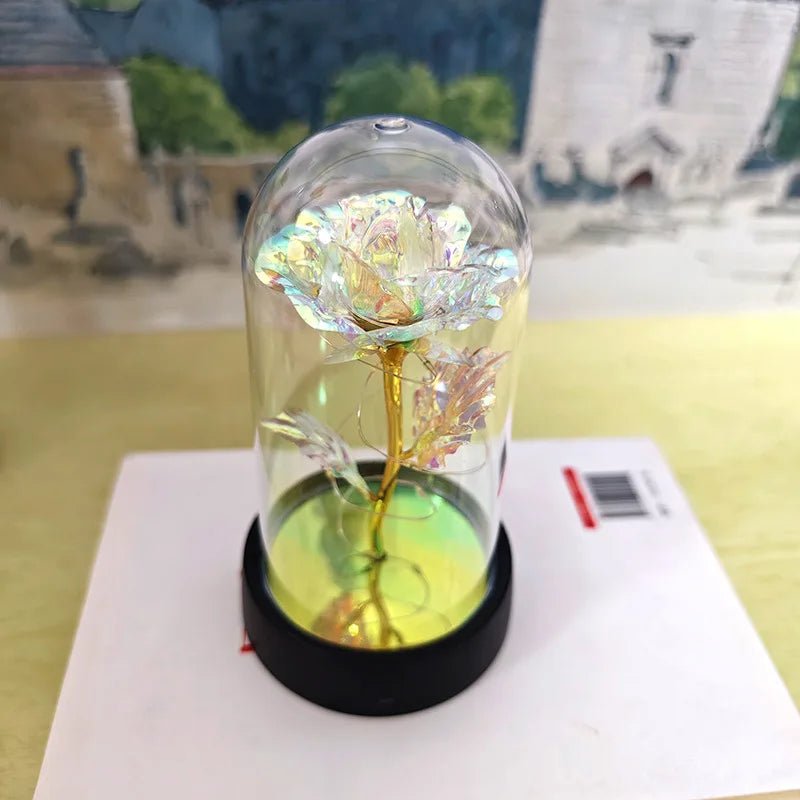 Rosa Eterna com Luz LED - Casslu