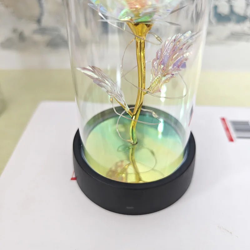 Rosa Eterna com Luz LED - Casslu
