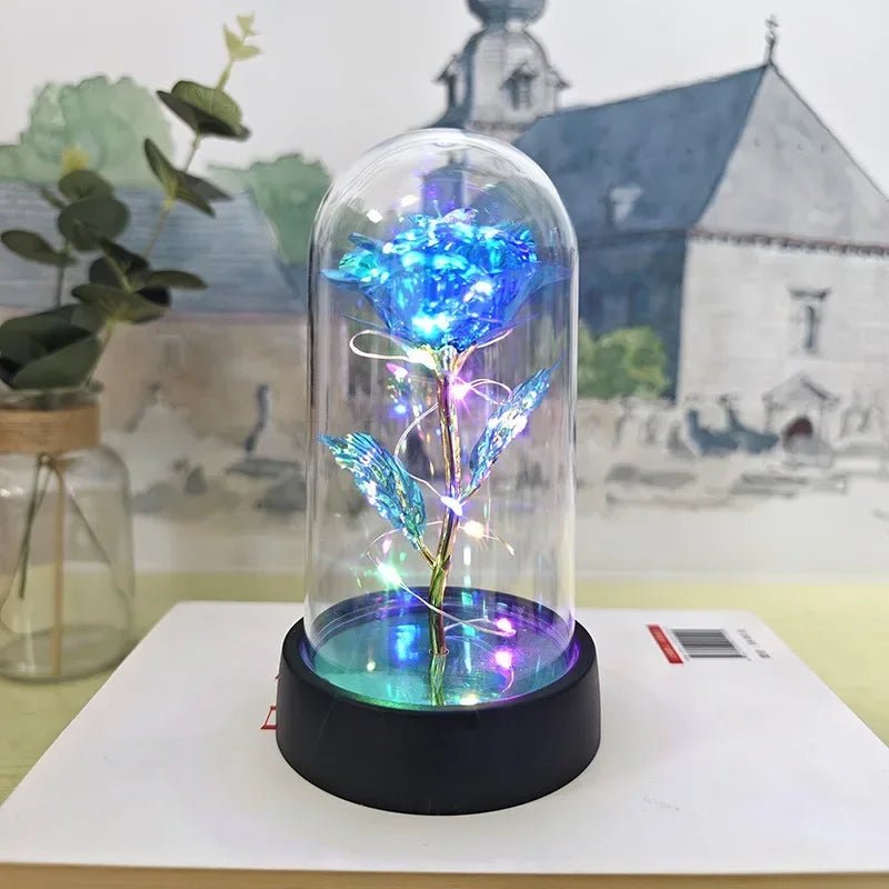 Rosa Eterna com Luz LED - Casslu