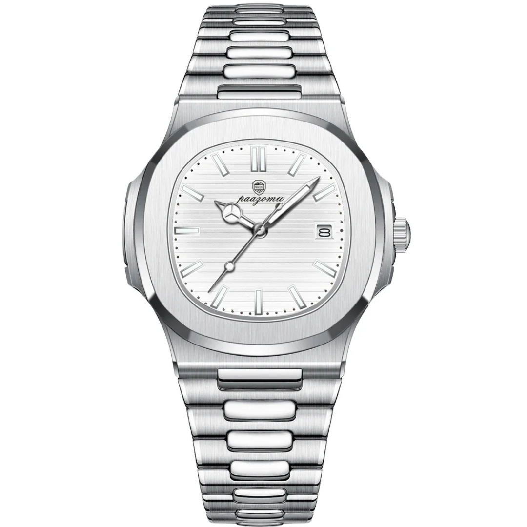 Relógio Masculino de Luxo em Aço