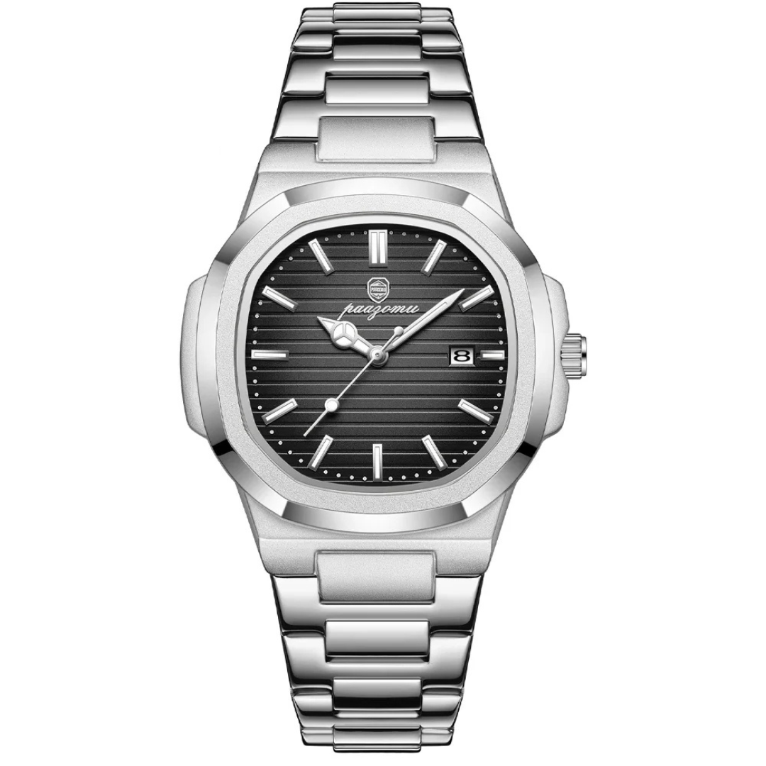 Relógio Masculino de Luxo em Aço