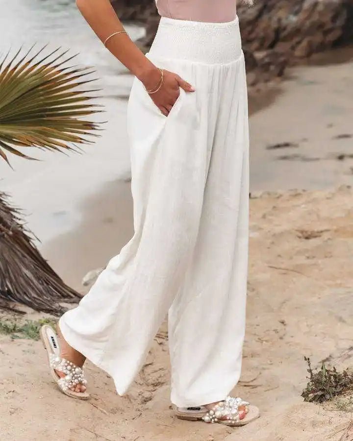 Calça Pantalona Feminina Casual - Casslu