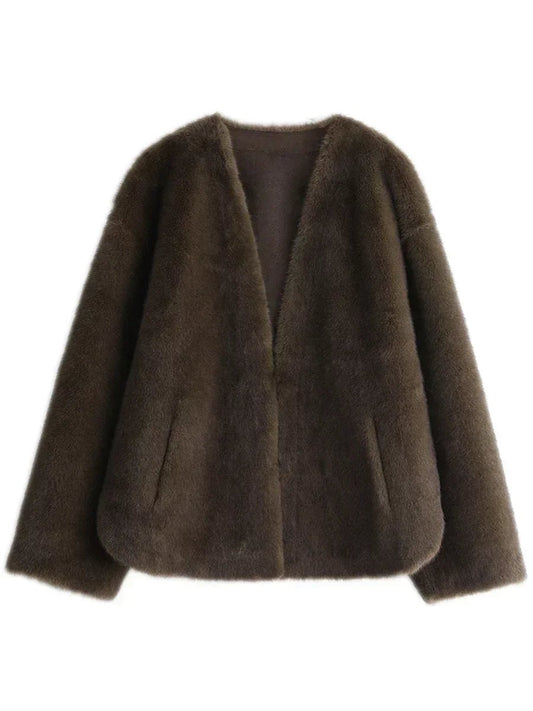 Casaco Plush Feminino Oversized - Casslu